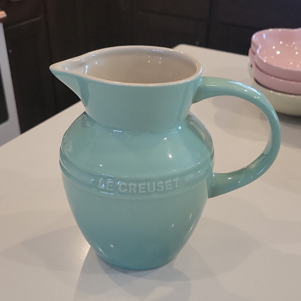 Large Le Creuset Cool Mint Pitcher